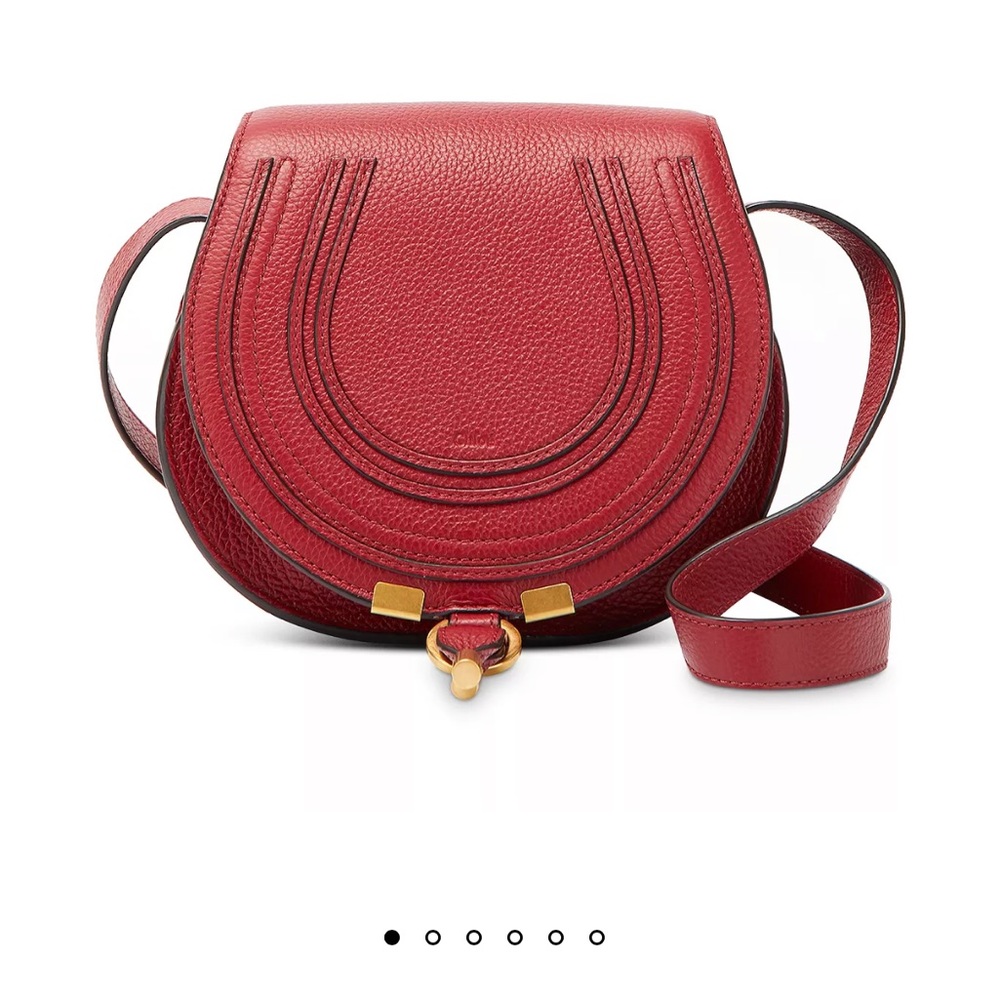 Chloe Marcie small handbag in smoked red